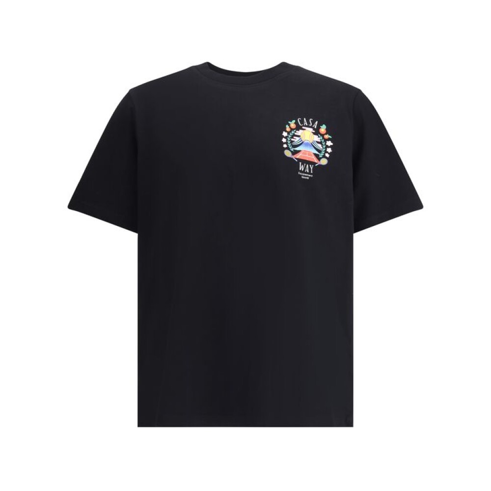 Tシャツ・カットソー Casablanca Casablanca T-shirts and Polos Black T-shirt CASABLANCA men New Season - divincenzoboutique.com