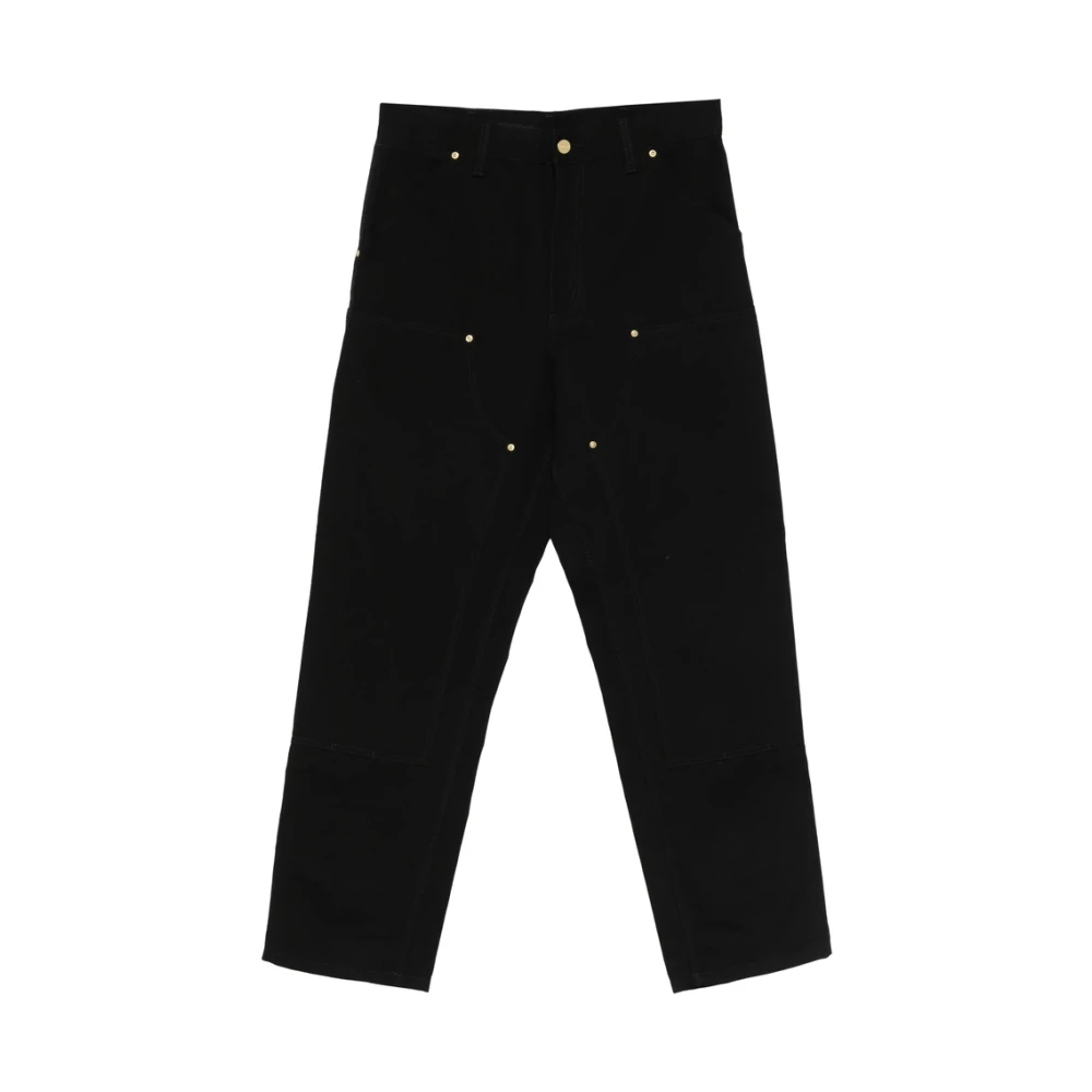 Carhartt Wip Men's Black Straight Trousers - Straight Trousers - W28 - Trousers