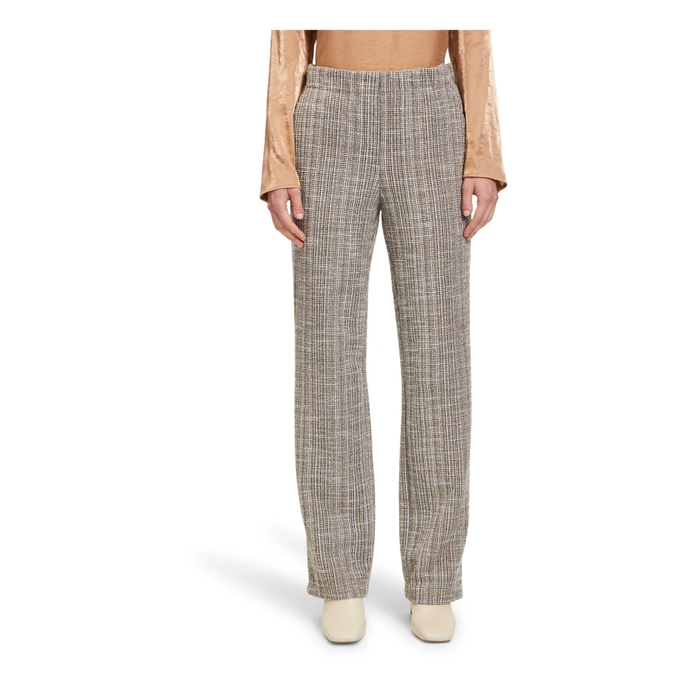 Betty & Co Broek met structuur om in te stappen Gray Dames