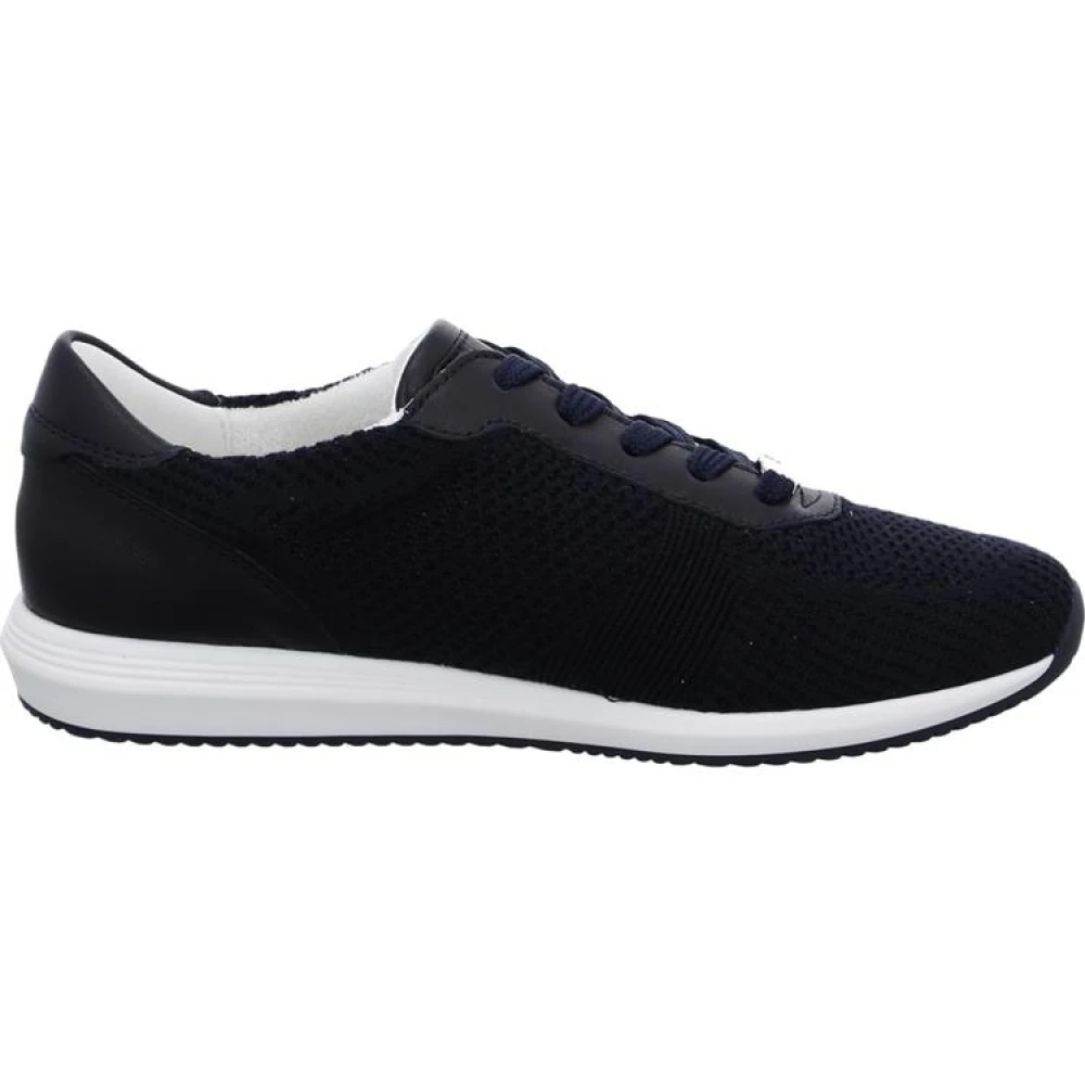 ara Bamboe Stretch Cervocalf Blauwe Sneaker Dames Schoenen