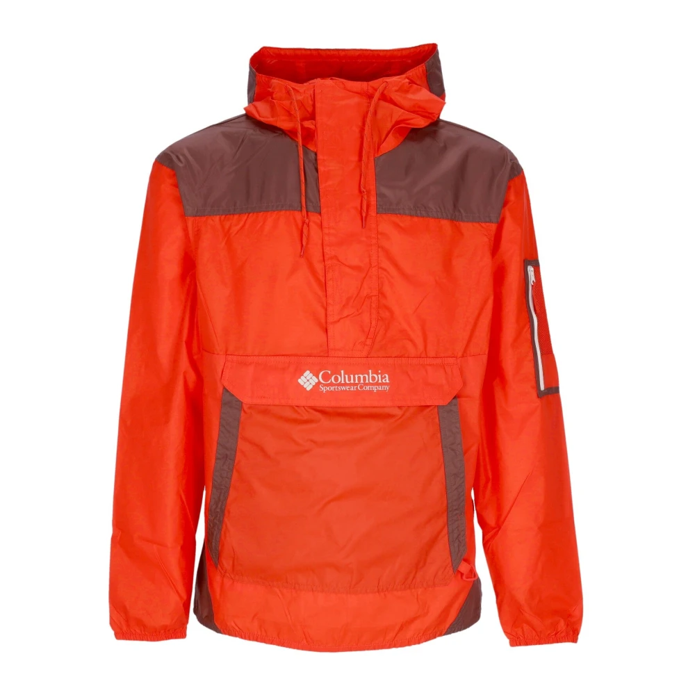 Columbia Pittige Windbreaker met Verstelbare Capuchon Orange Heren