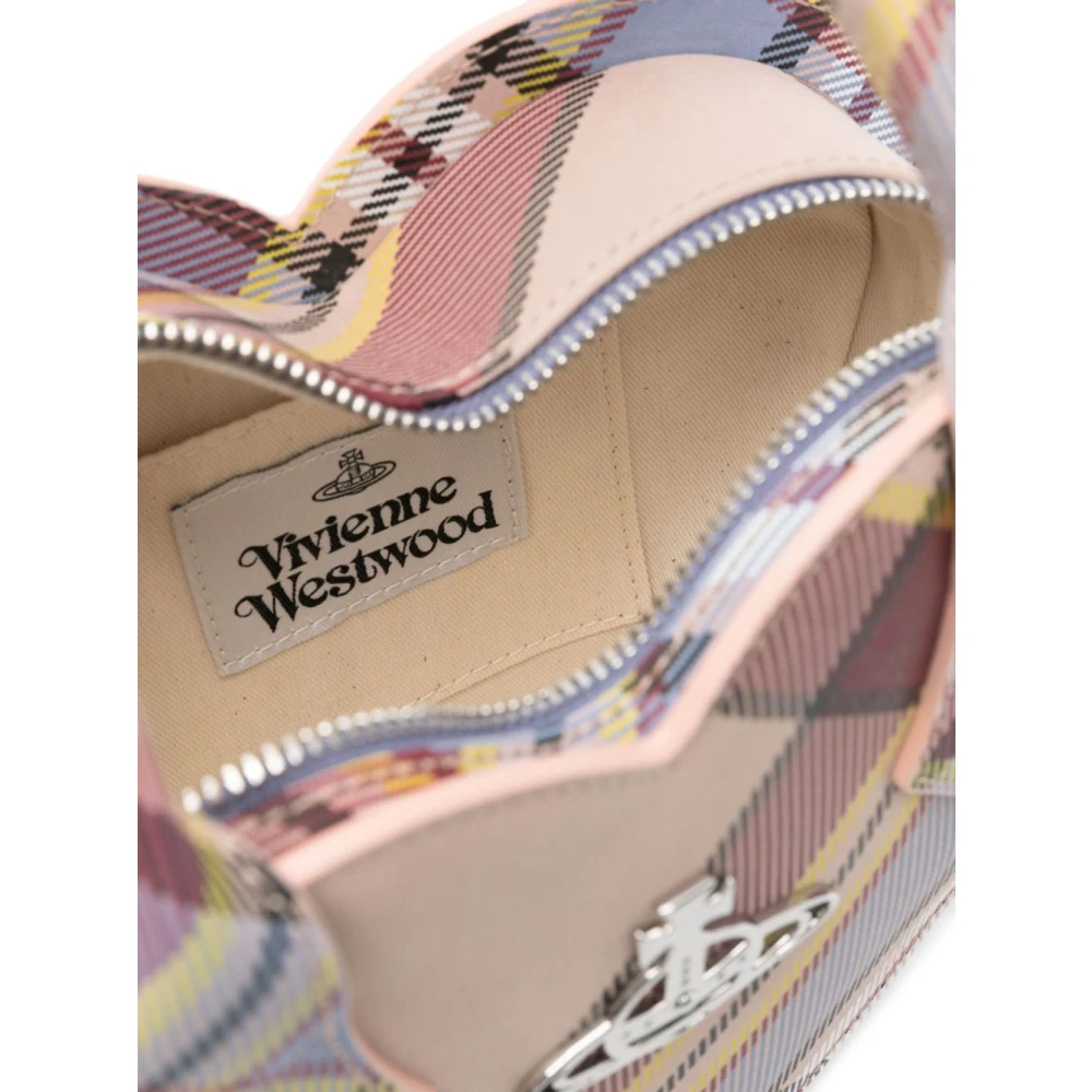Vivienne Westwood Beige Schoudertas met Rits Multicolor Dames