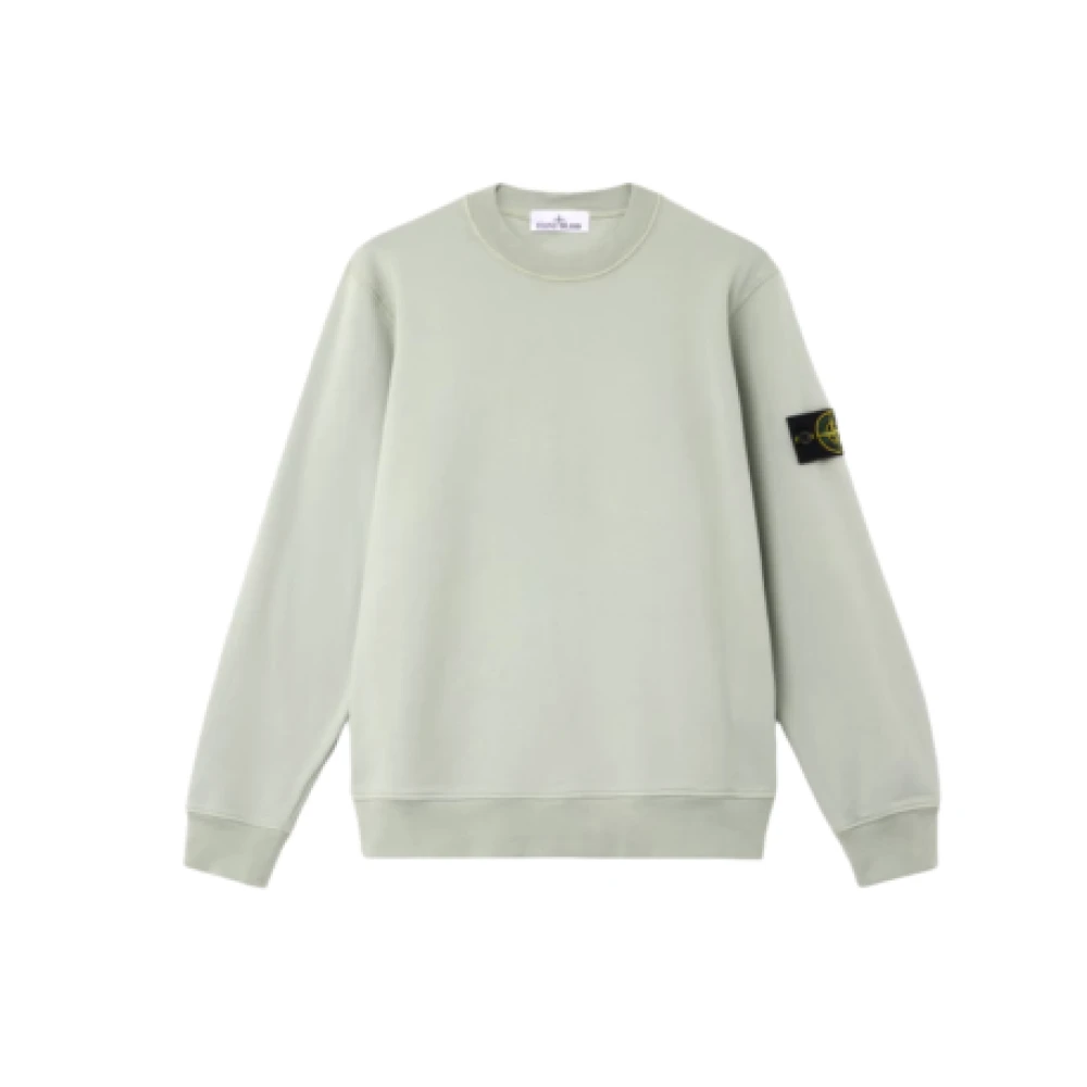 Stone Island Green Sweatshirt - Male - Sweatshirts - M - Sweatshirts & Hoodies