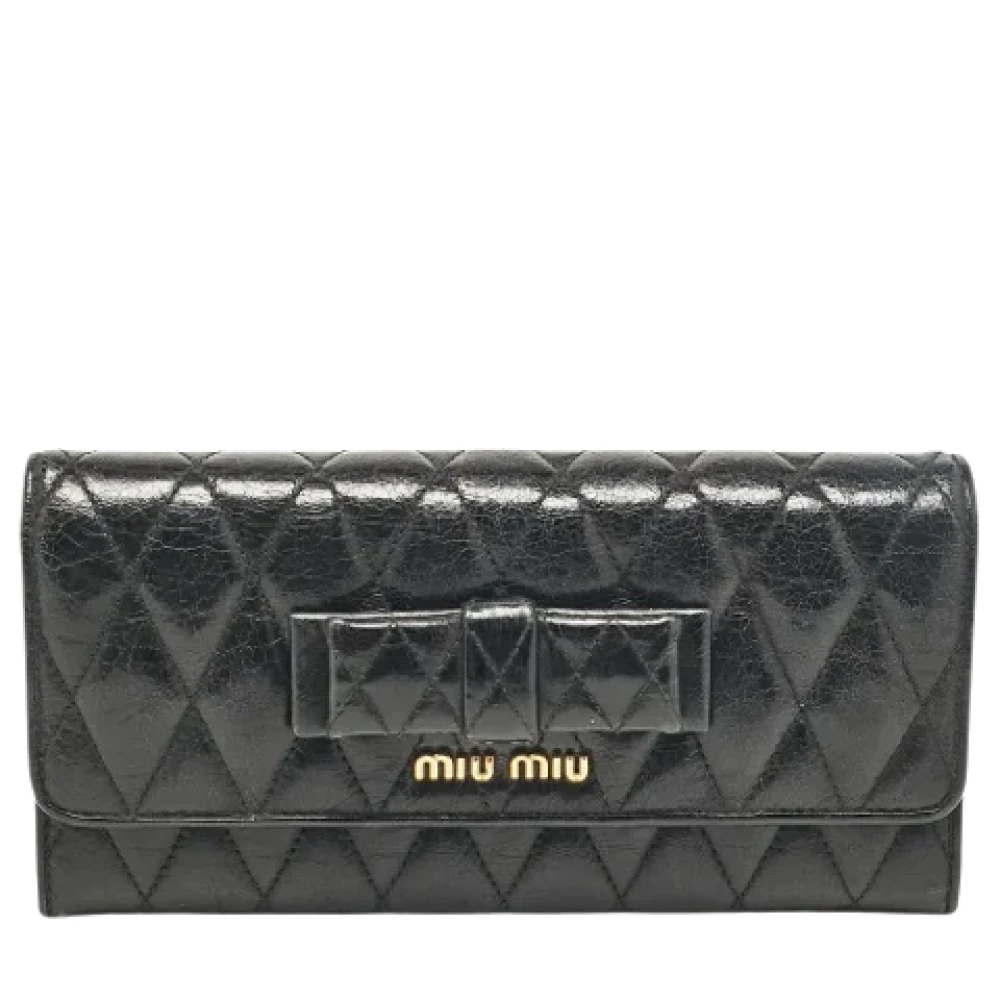 Pre-owned > Pre-owned Accessories > Pre-owned Wallets - - Miu Miu Pre-owned - Modalova