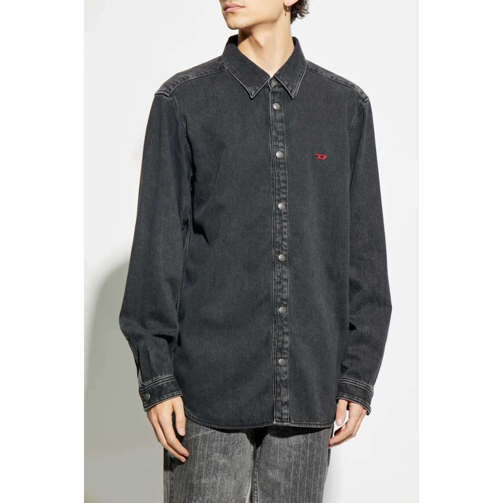 Diesel Denim shirt D-Simply Gray Heren