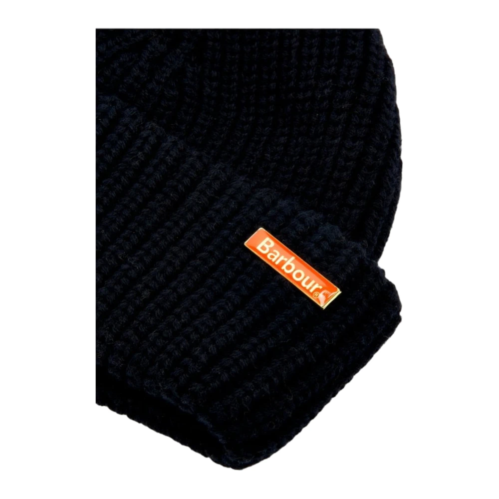 Barbour Zwarte stijlvolle hoeden voor mannen Black Heren