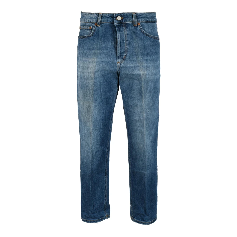 Dondup Koons Knoopsluiting Jeans Blue Dames