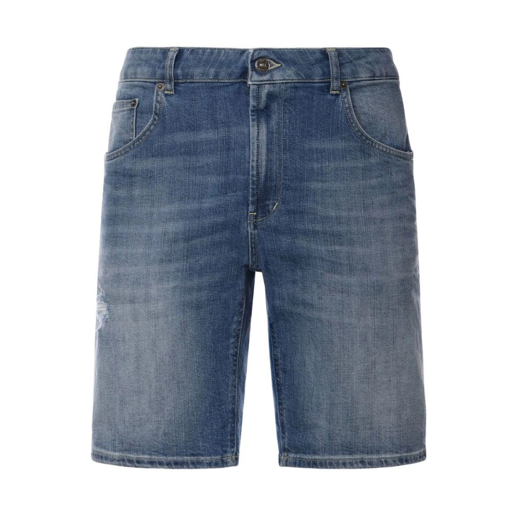 Dondup Hombre Azul - Pantalones Cortos De Denim - Shorts - W33 - Pantalones Cortos De Denim