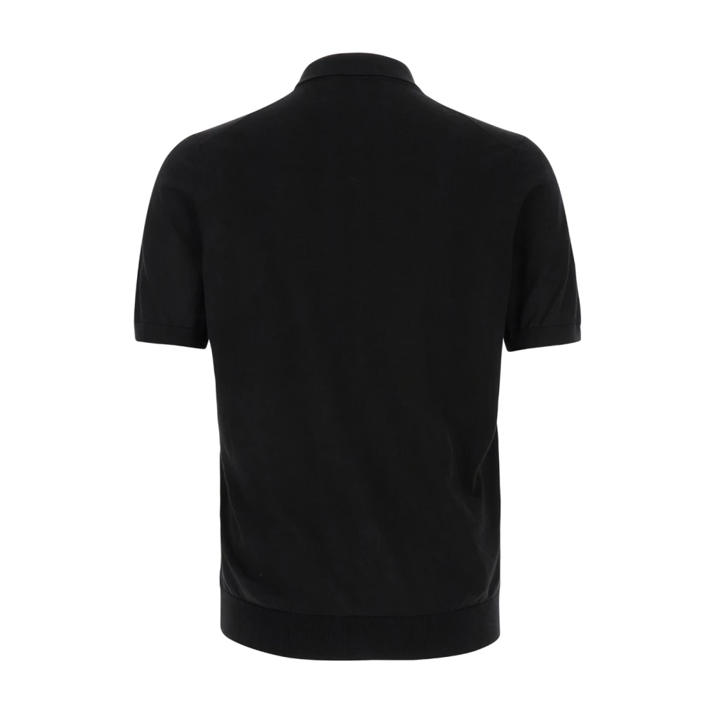 La Fileria Polo Shirts Black Heren