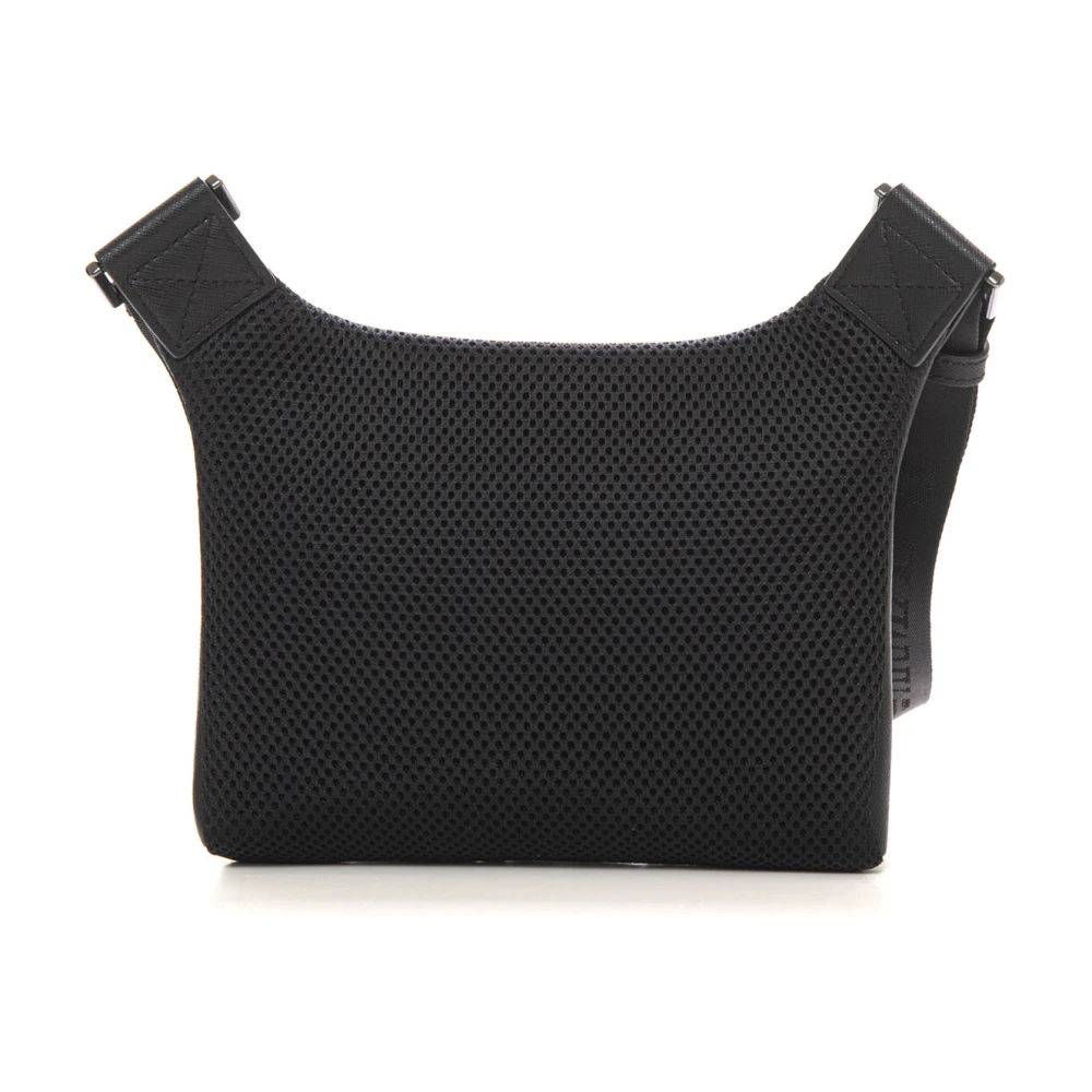 Emporio Armani Verstelbare Heuptas met Voorvak Black Heren