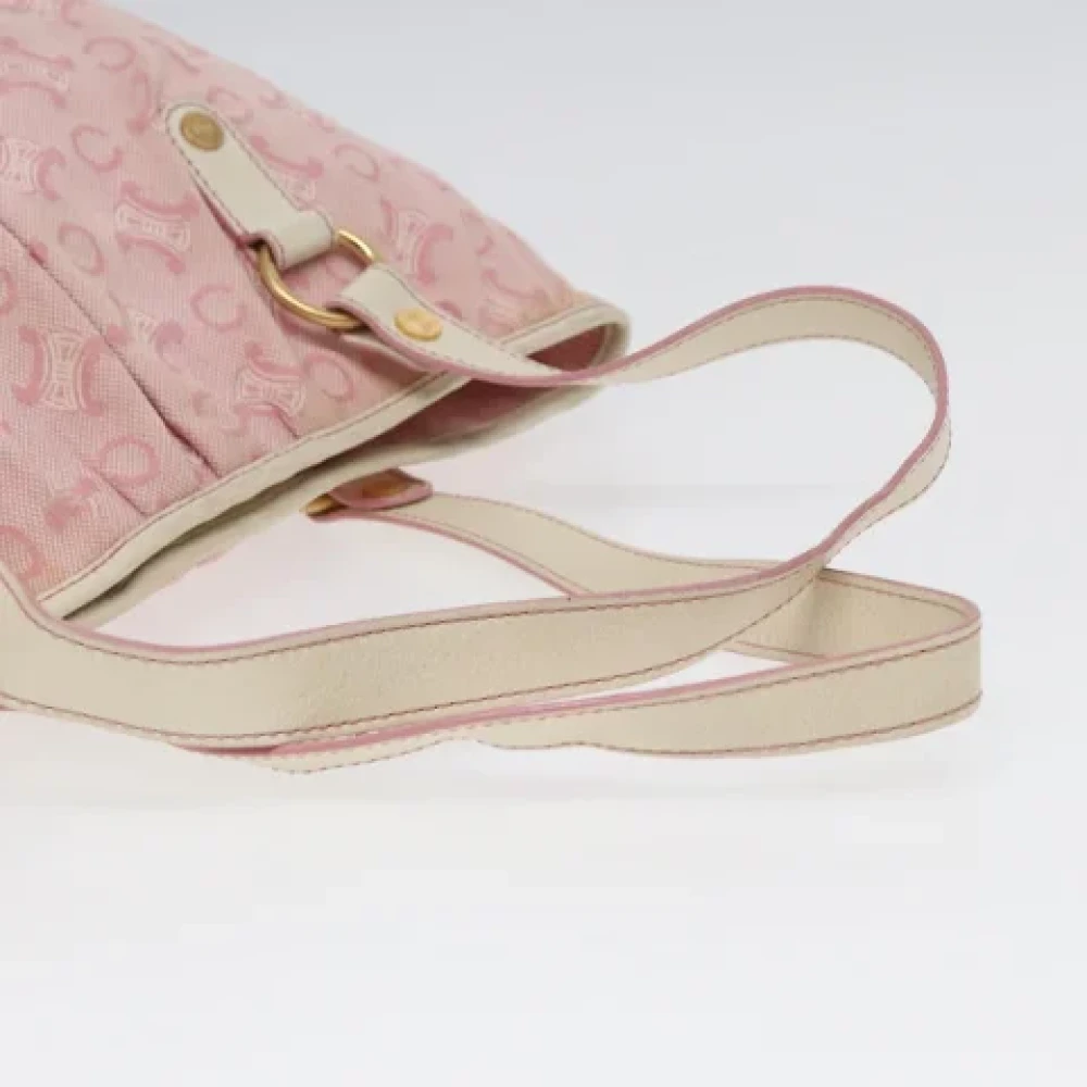 Celine Vintage Pre-owned Canvas celine-bags Pink Dames
