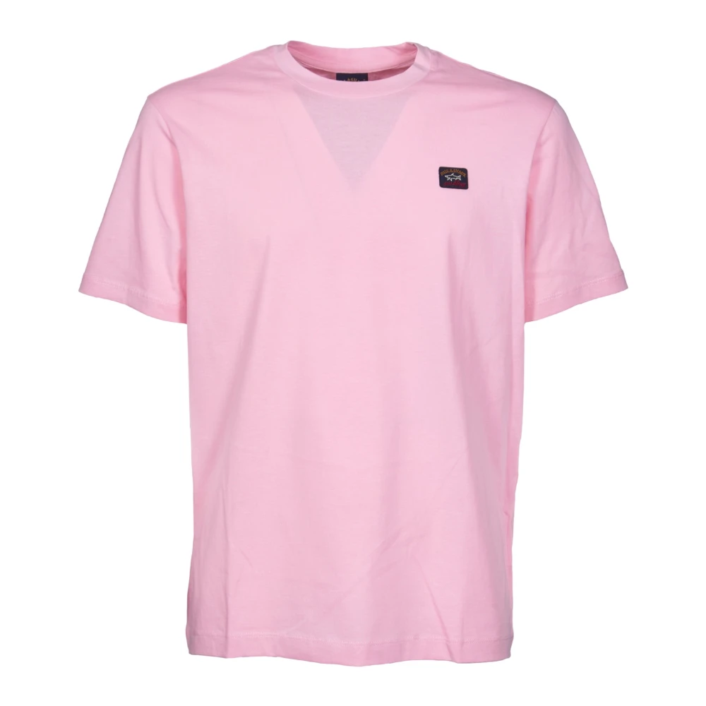 PAUL & SHARK T-Shirts Pink Heren