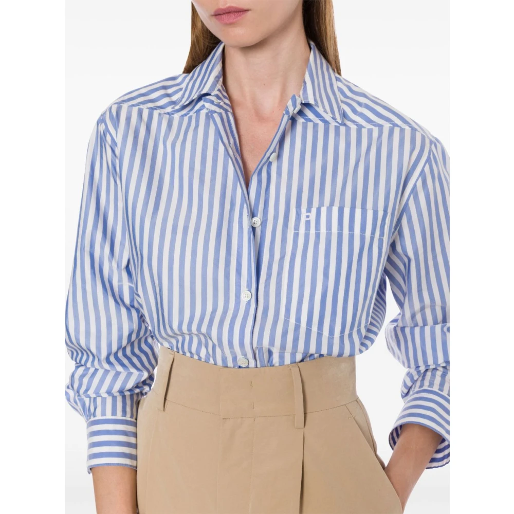 Philosophy di Lorenzo Serafini Stijlvolle Overhemden Collectie Blue Dames