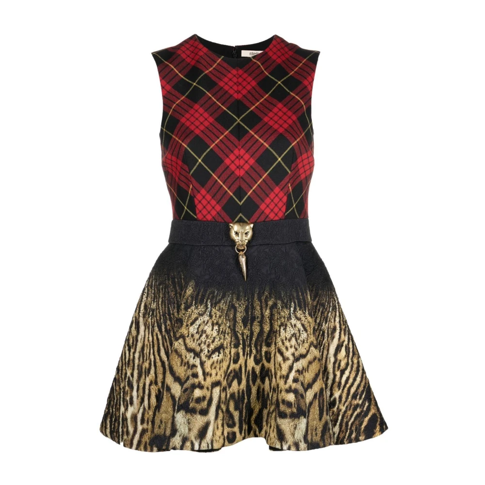 Roberto Cavalli Korte Jurk Red Dames