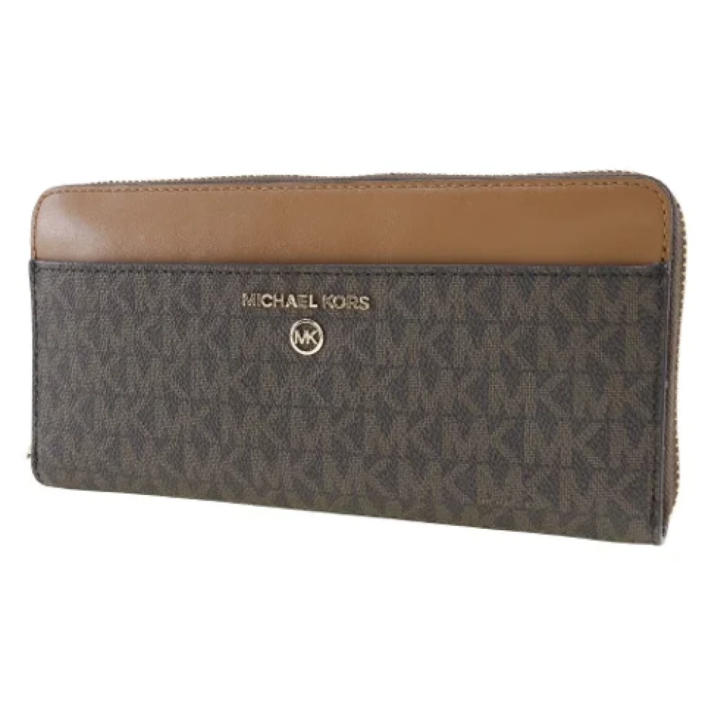 Michael Kors Pre-owned Leather wallets Brown Dames