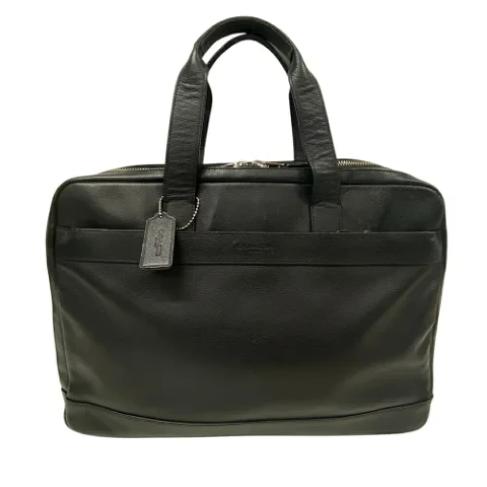 Coach Pre-owned Leather handbags Black Dames