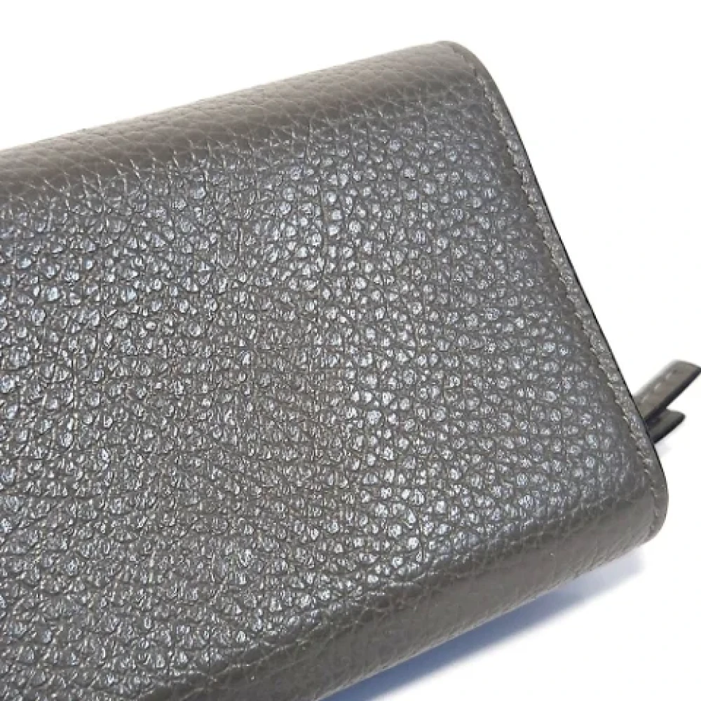 Balenciaga Vintage Pre-owned Leather wallets Gray Dames