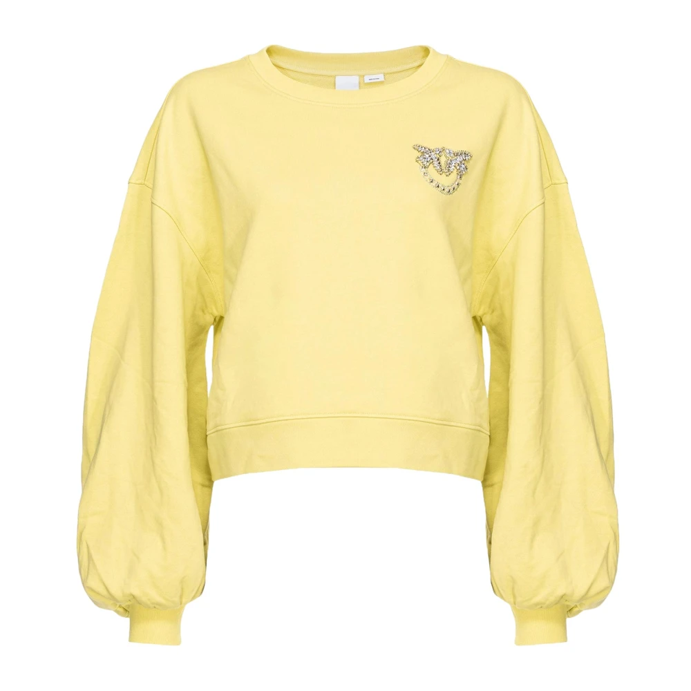 Pinko Iconische Sweatshirts Yellow Dames
