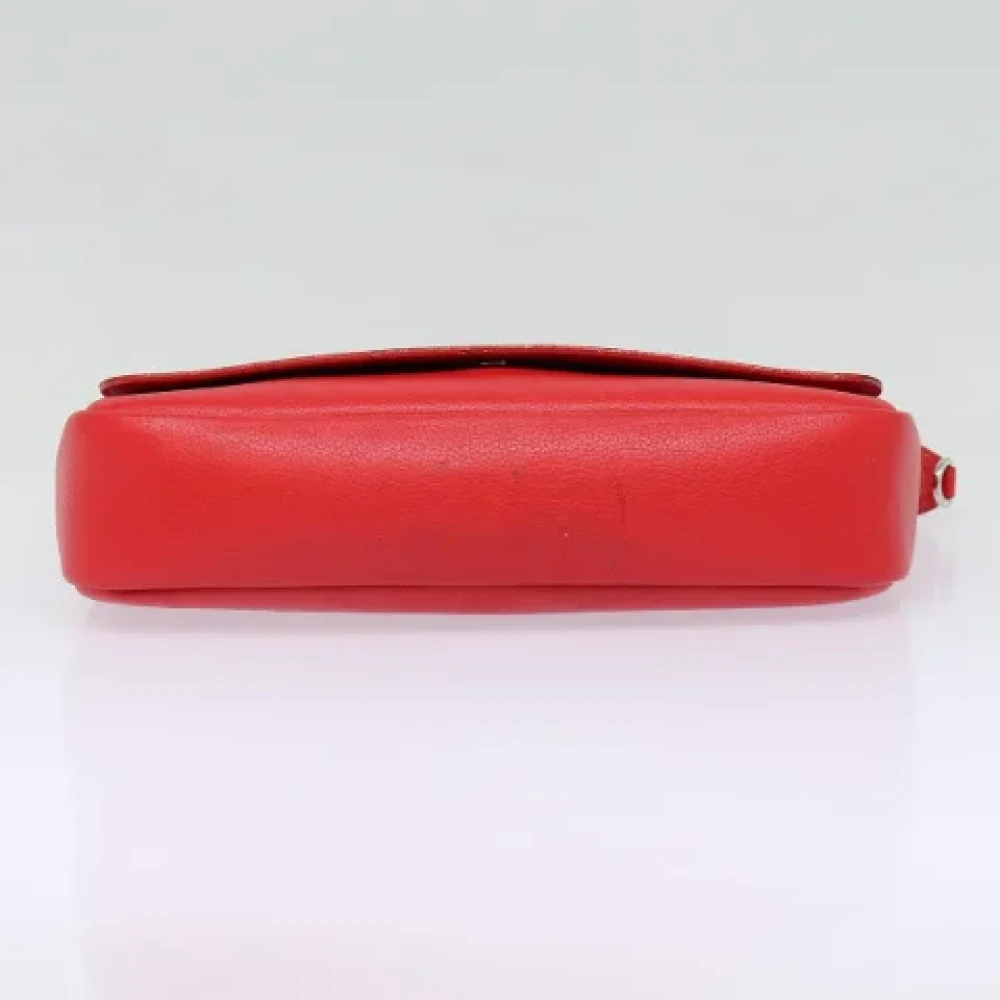Louis Vuitton Vintage Pre-owned Leather louis-vuitton-bags Red Dames