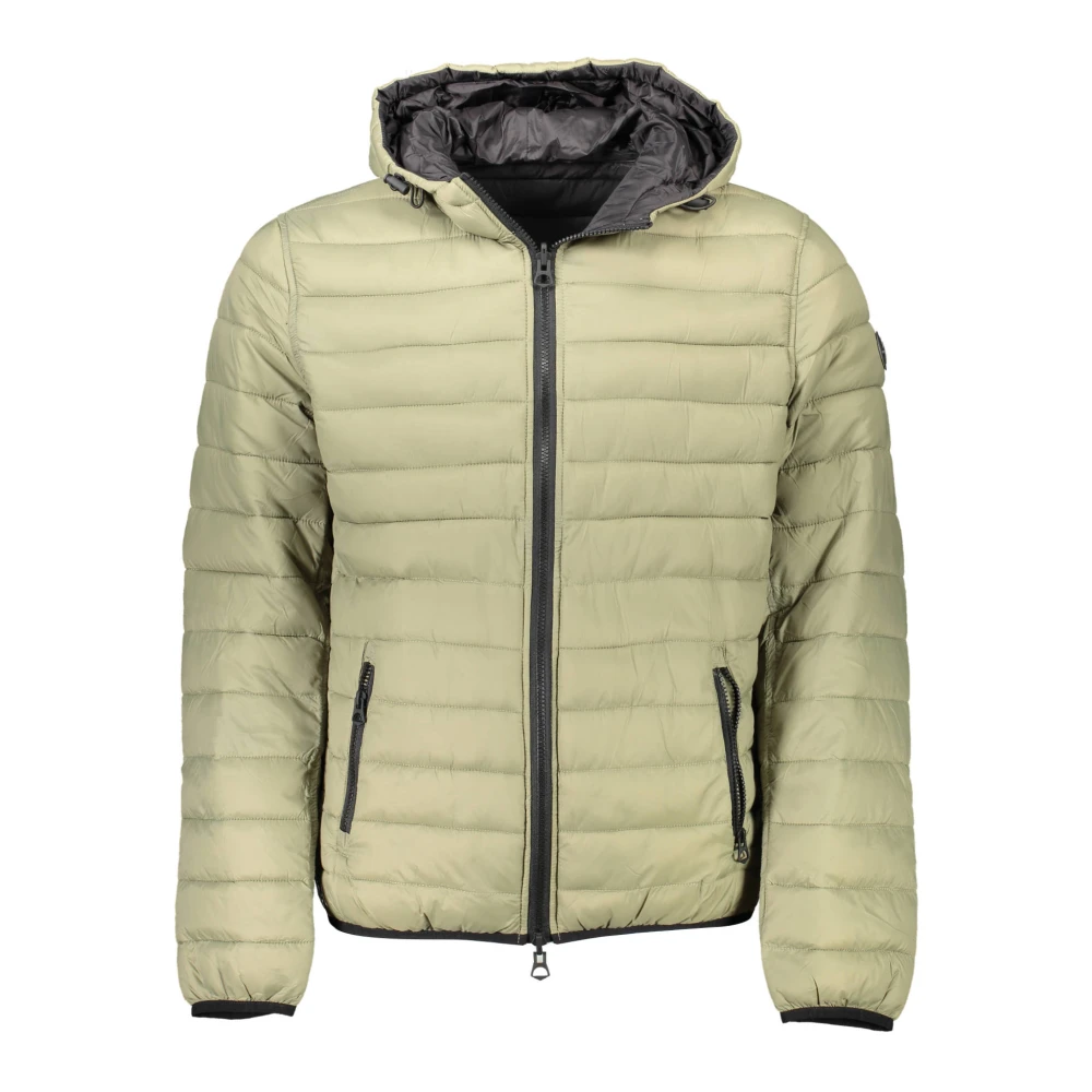 U.s. Polo Assn. Men's Green Winter Jackets, 2XL, Reversible Hooded Jacket