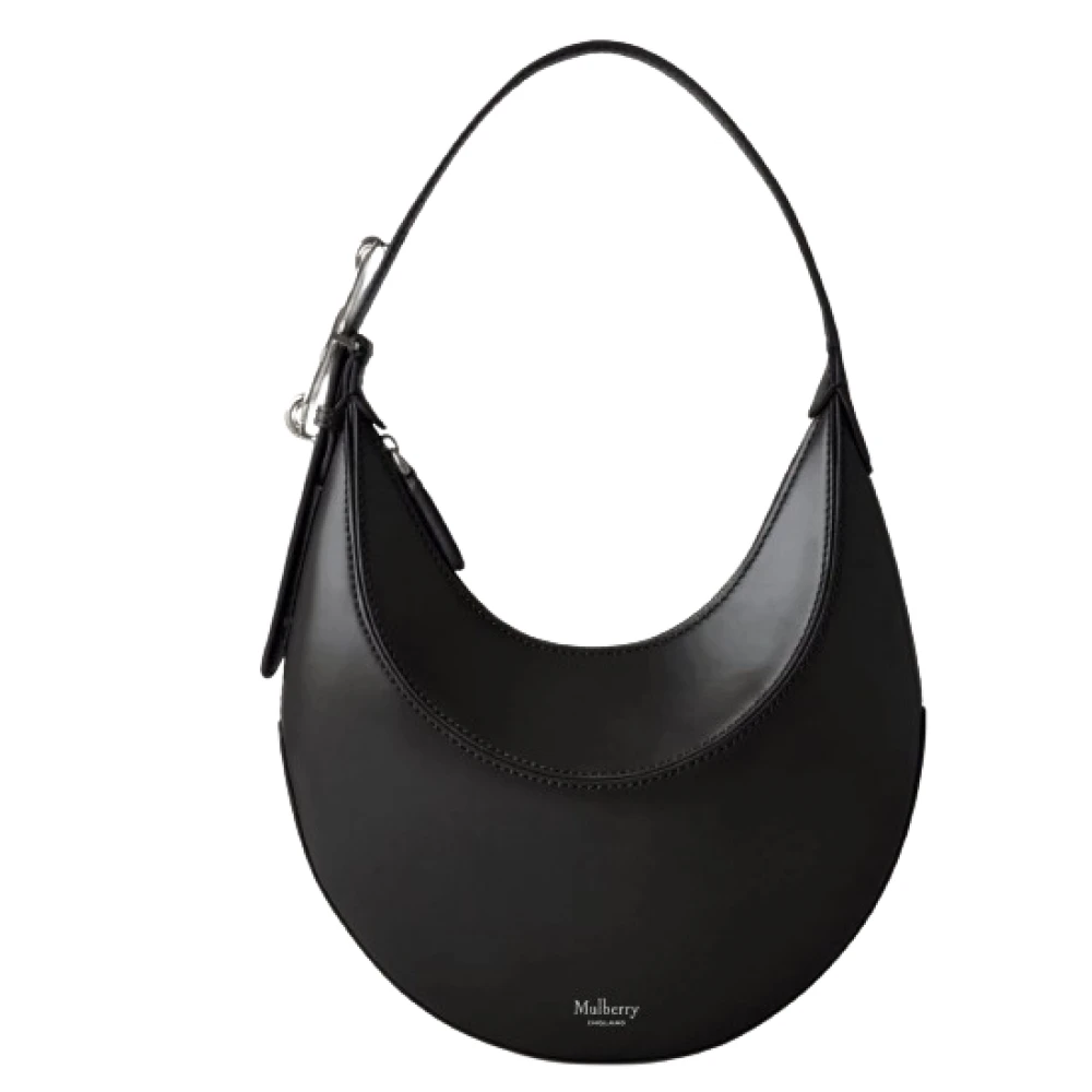 Mulberry Luxe Mini Hobo Tas Black Dames