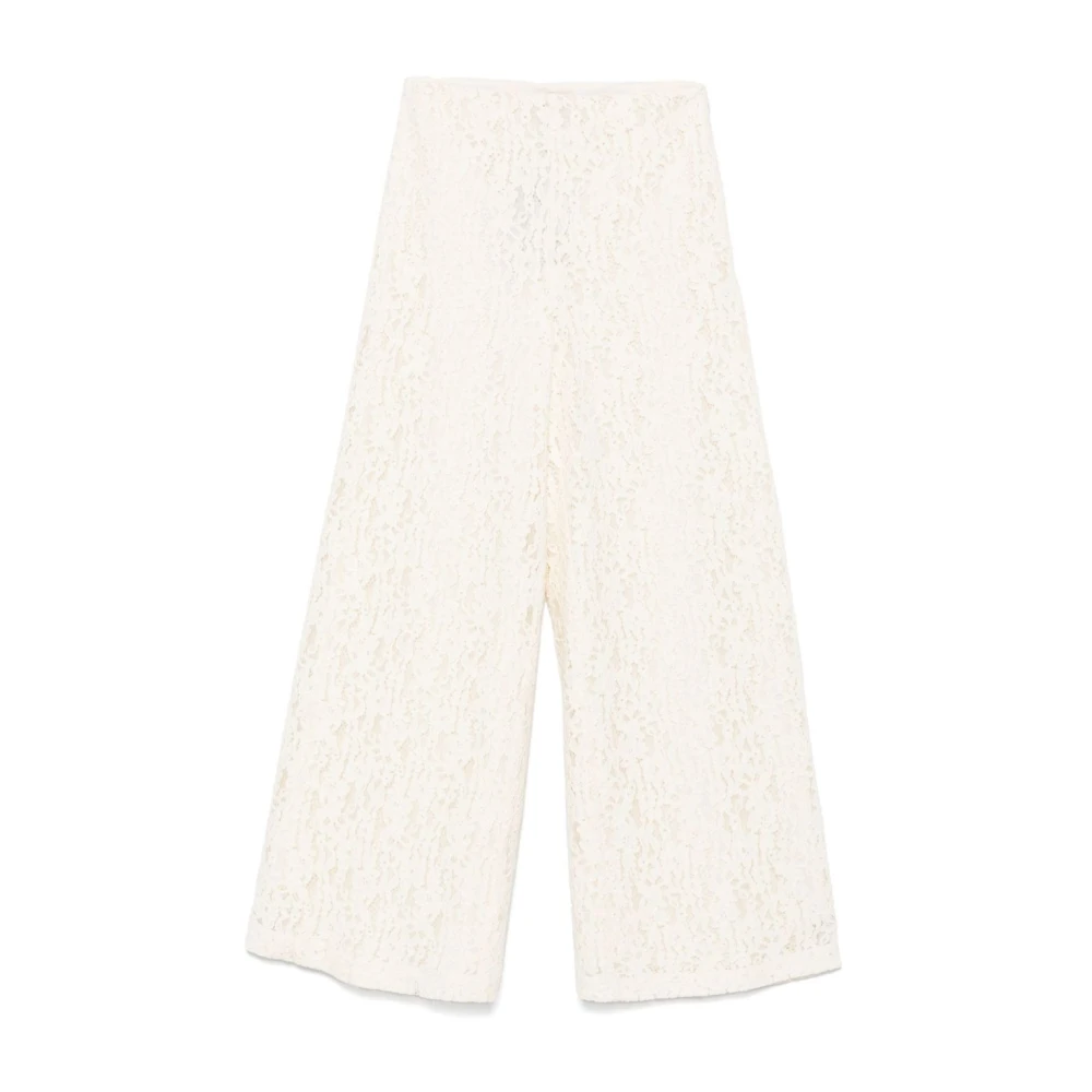 Trousers > Wide Trousers - - Twinset - Modalova