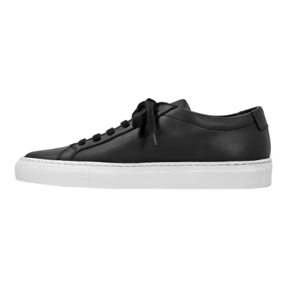 Common Projects Leather sneakers Dames Schoenen Zwart