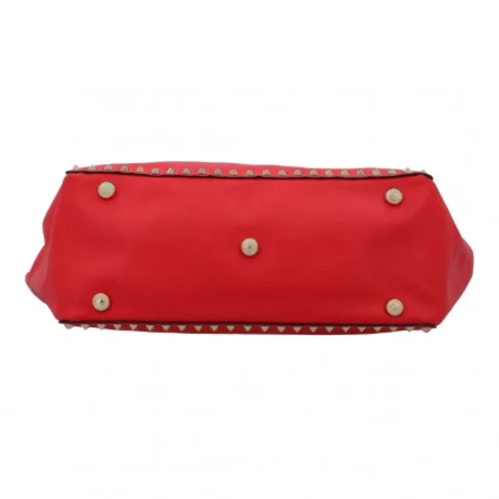 Valentino Vintage Pre-owned Leather shoppers Red Dames