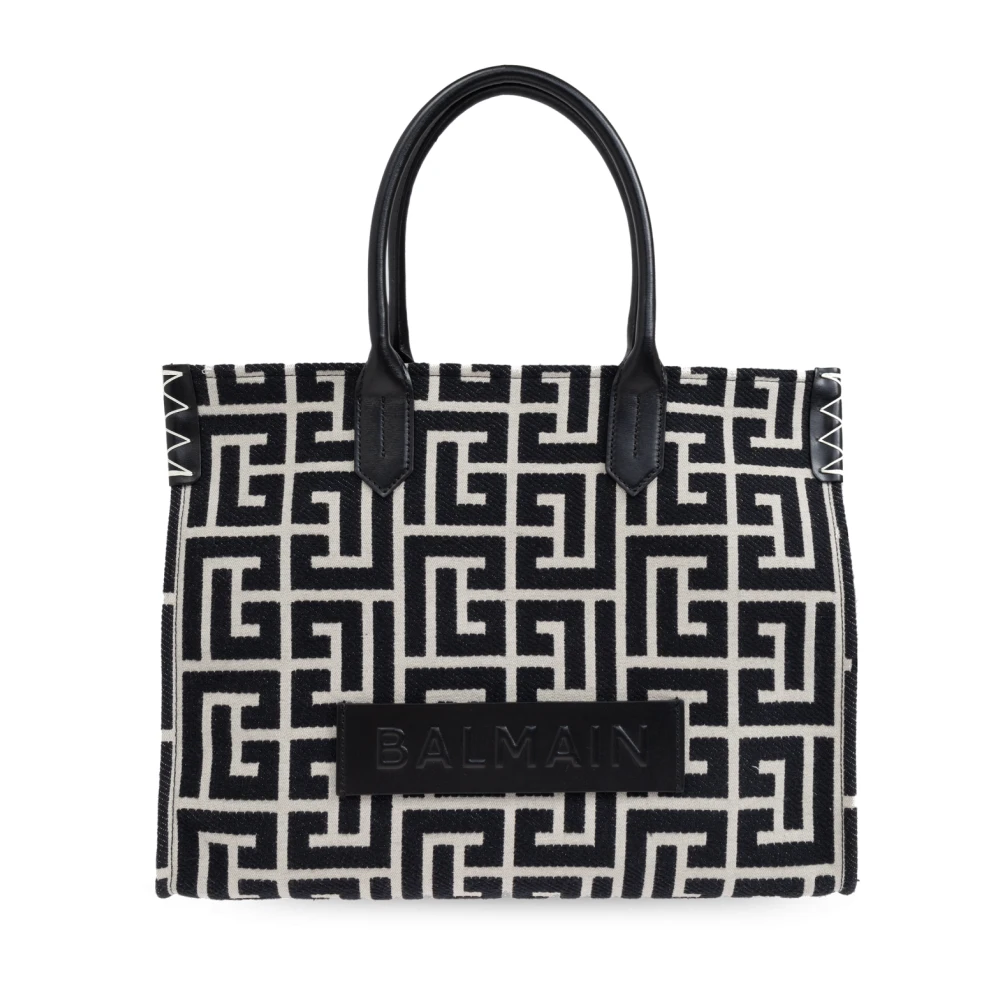 Balmain Shopper Bag Black, Dam