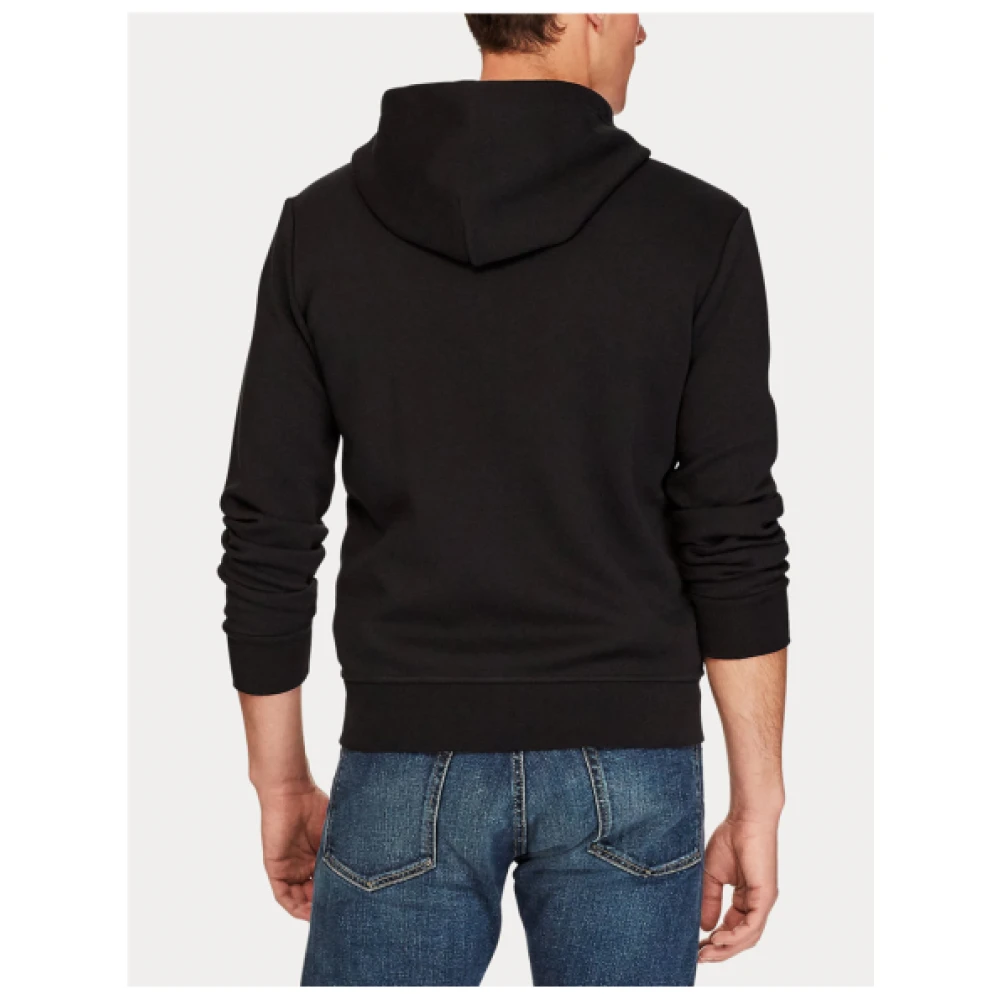 Polo Ralph Lauren Zwarte hoodie met rits Black Heren