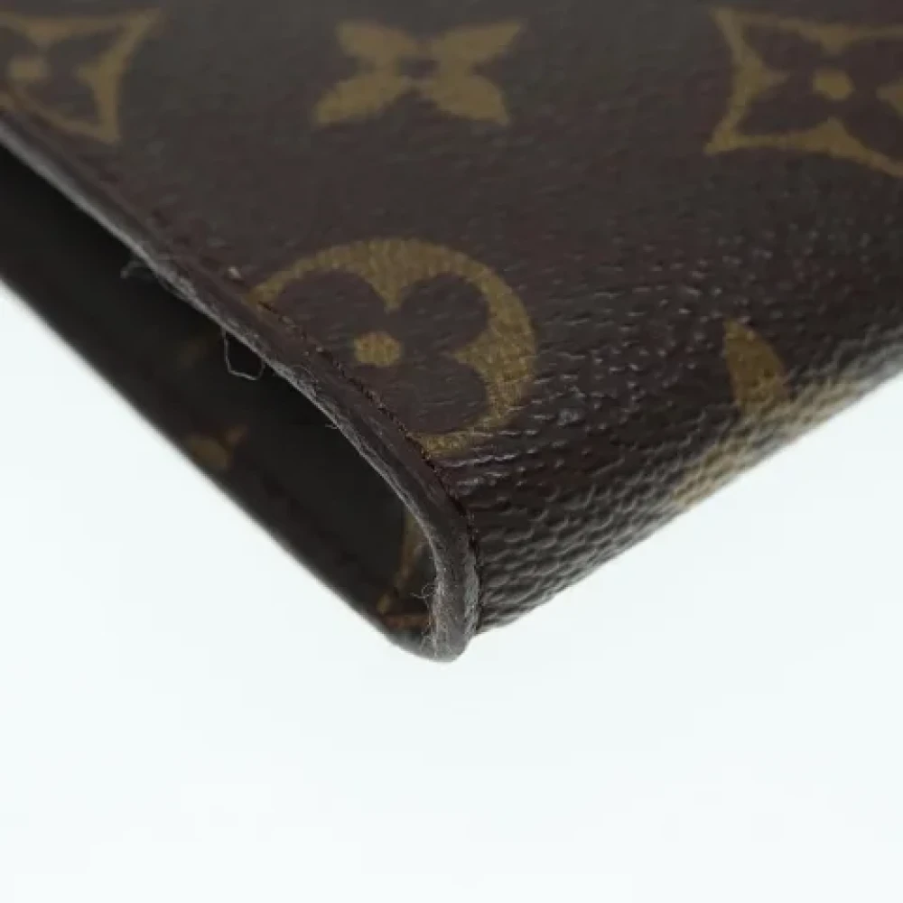 Louis Vuitton Vintage Pre-owned Canvas clutches Brown Dames