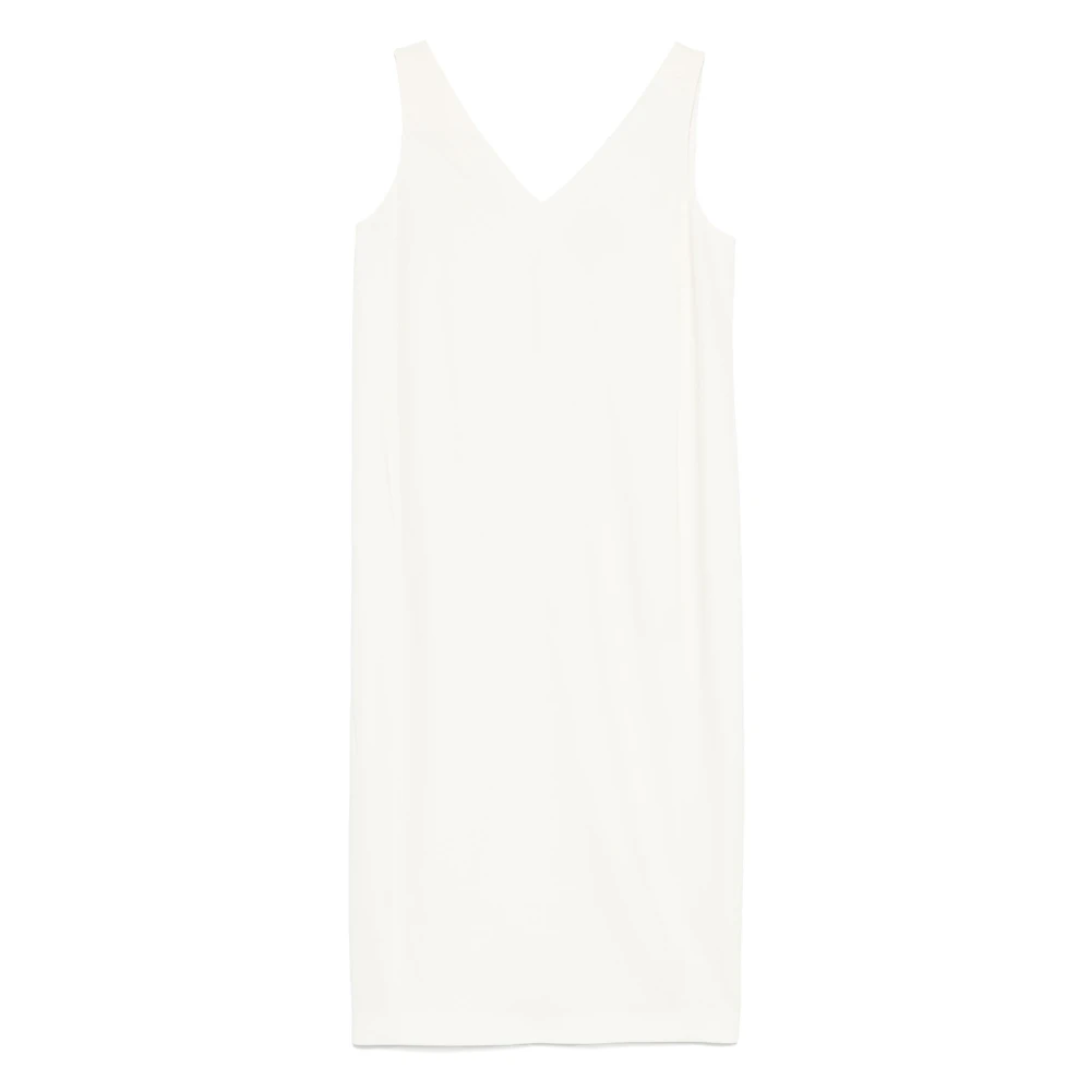 Theory White Easy Dr. Admir V-Neck Shirt - Female - Midi Dresses - Xs - Dresses