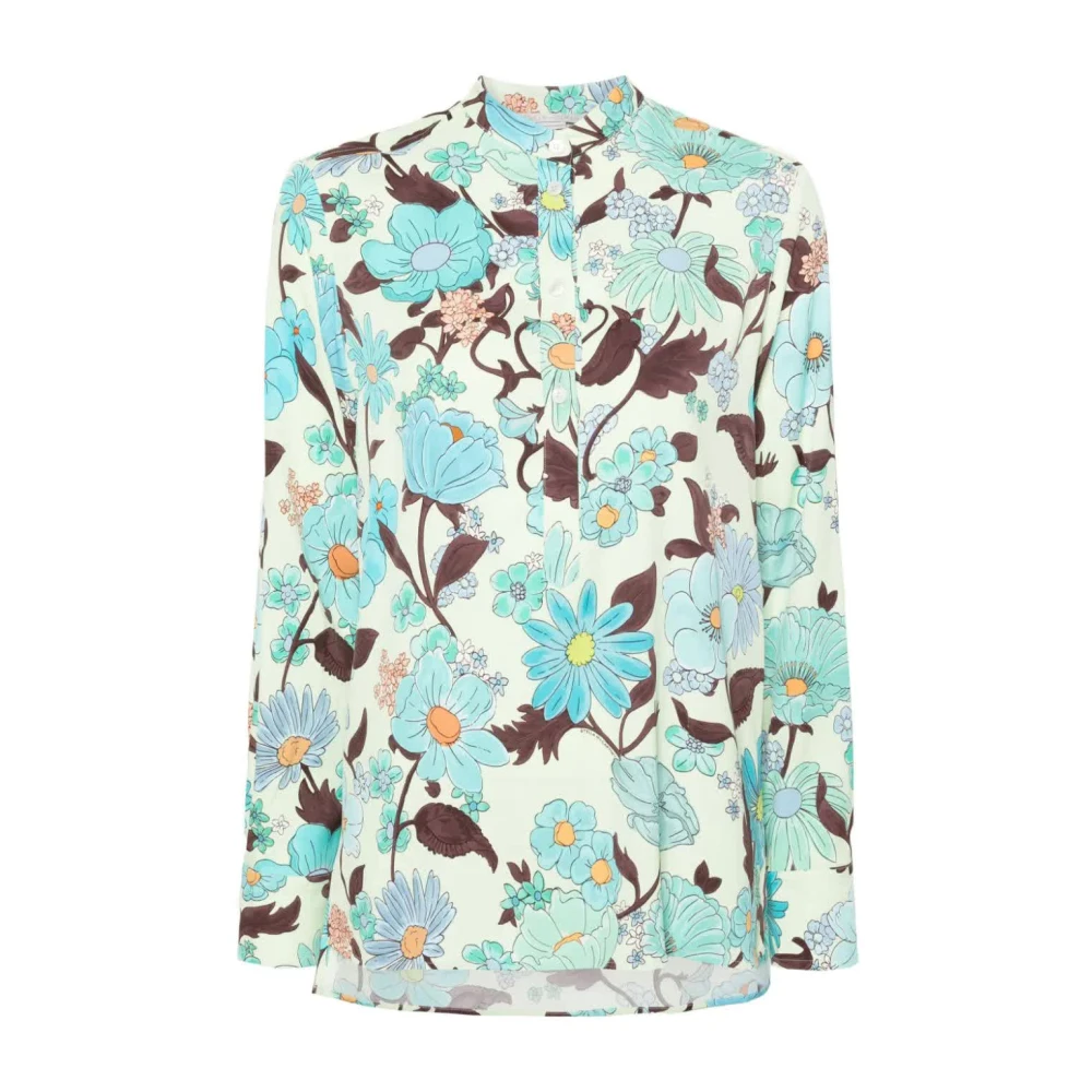 Stella Mccartney Multicolor Mint Tuinprint Shirt Multicolor Dames