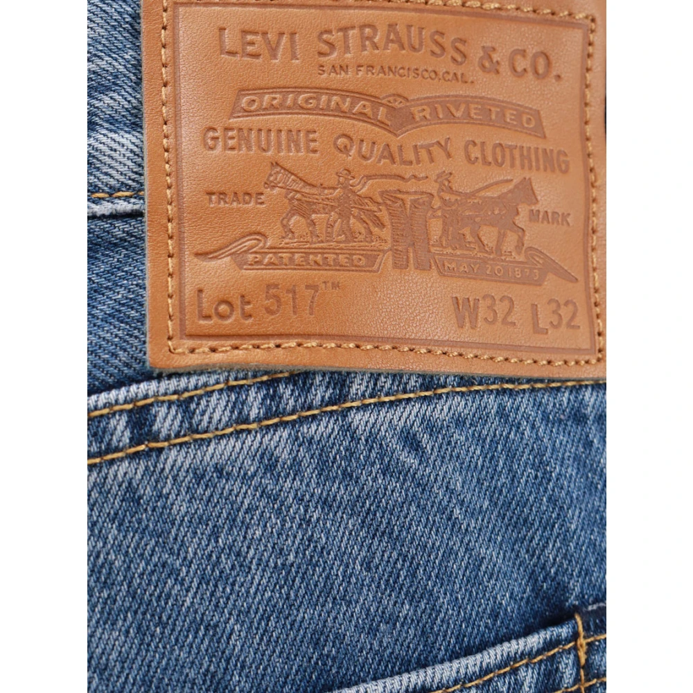 Levi's Bootcut Jeans met Logo Patch Blue Heren