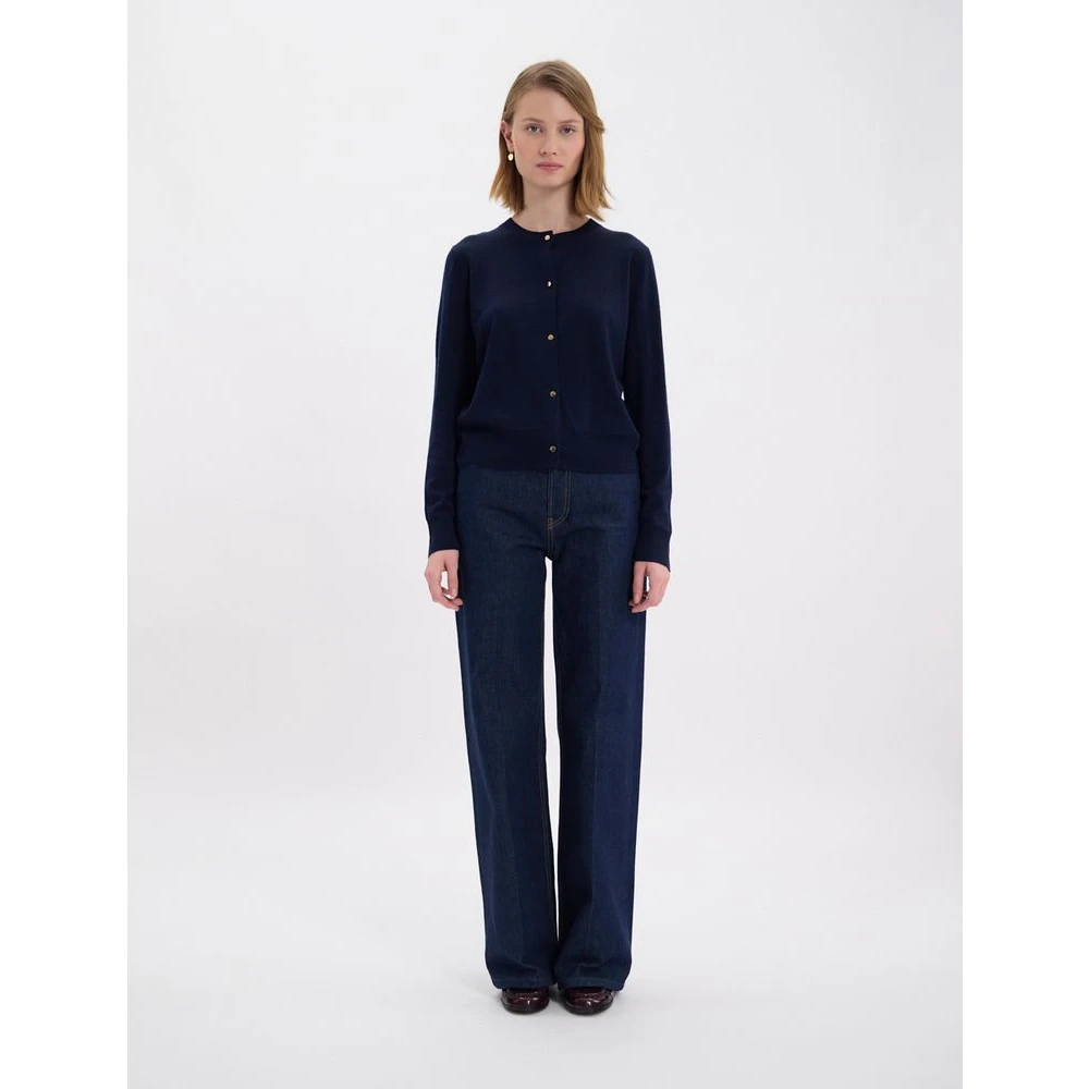 Ines De La Fressange Paris Cesarion Cardigan Blue Dames