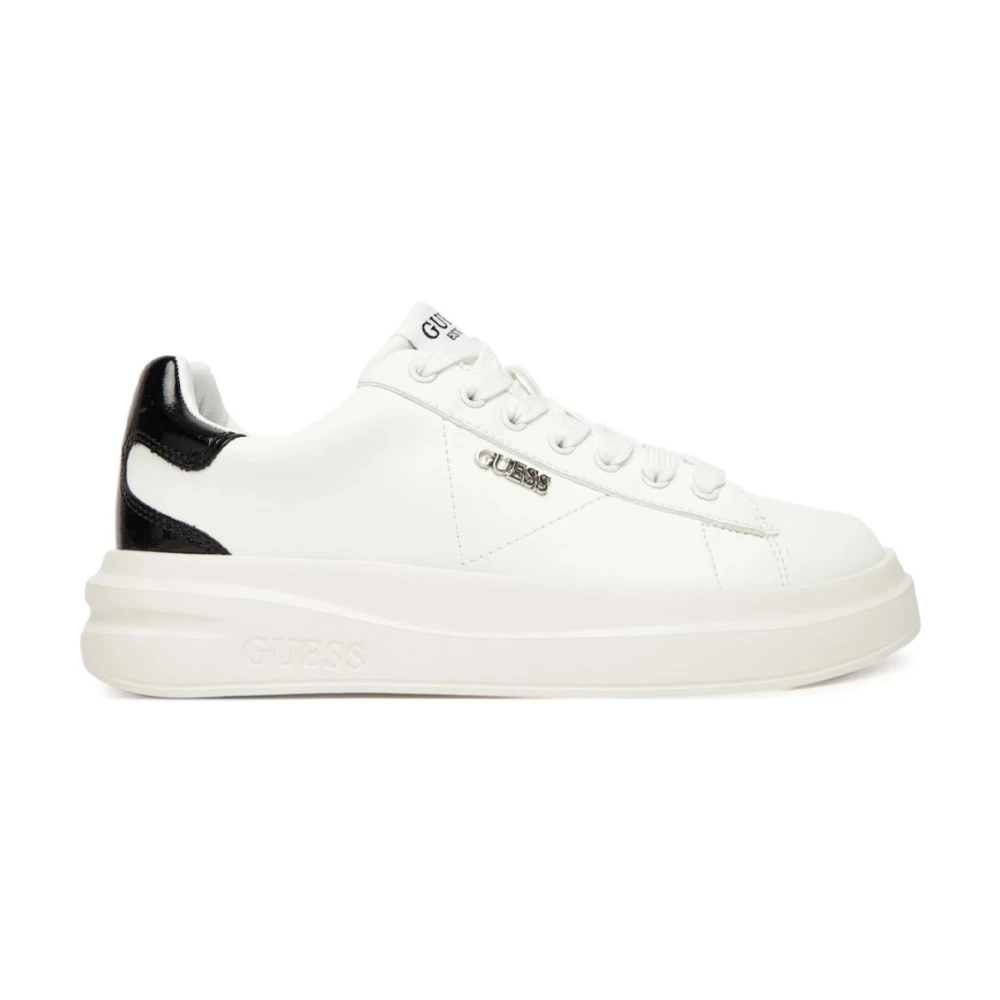 Guess Sneakers Plate Unie Dames Schoenen Wit