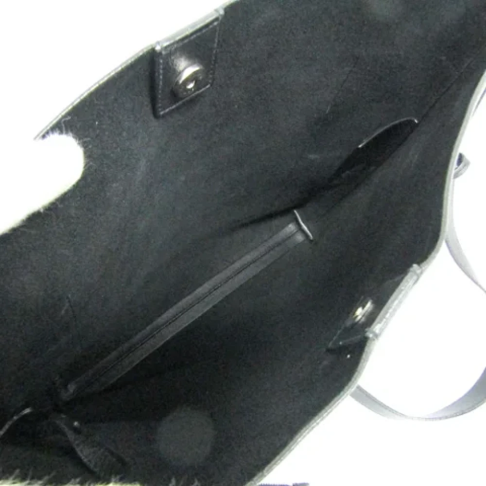 Yves Saint Laurent Vintage Pre-owned Leather shoulder-bags Black Dames