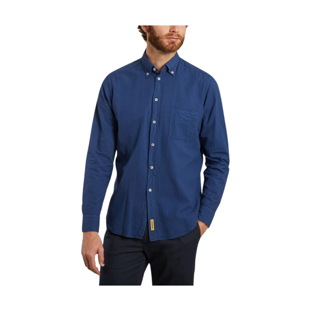 B.D Baggies Casual Shirts Blue, Herr