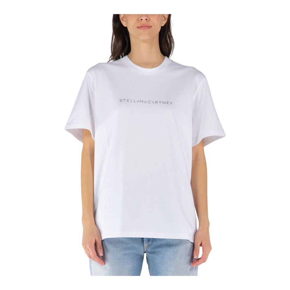 Stella Mccartney Women's White Tops, Female,, Iic Stella T-Shirt Small