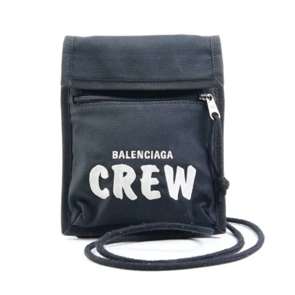 Balenciaga Vintage Pre-owned Nylon balenciaga-bags Black Dames