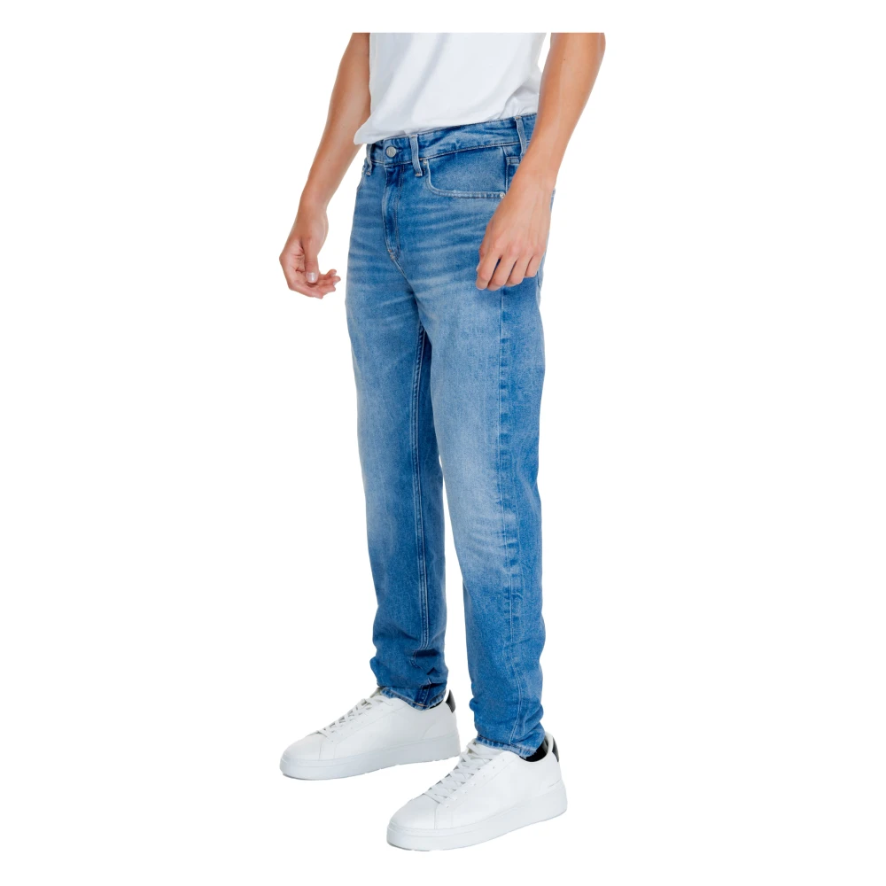 Calvin Klein Jeans Herfst Winter Mannen Jeans Taper Blue Heren