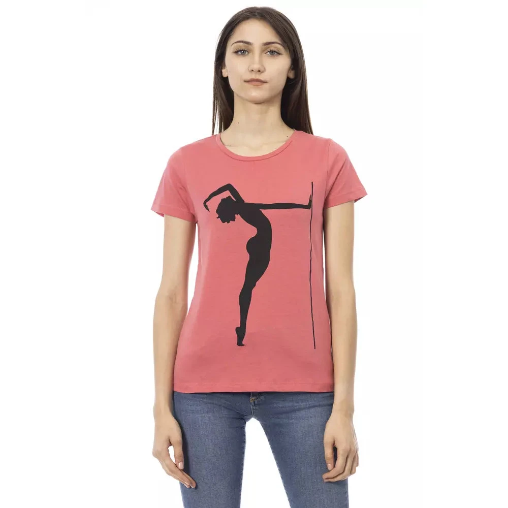 Trussardi Donna Rosa Top, L, New,