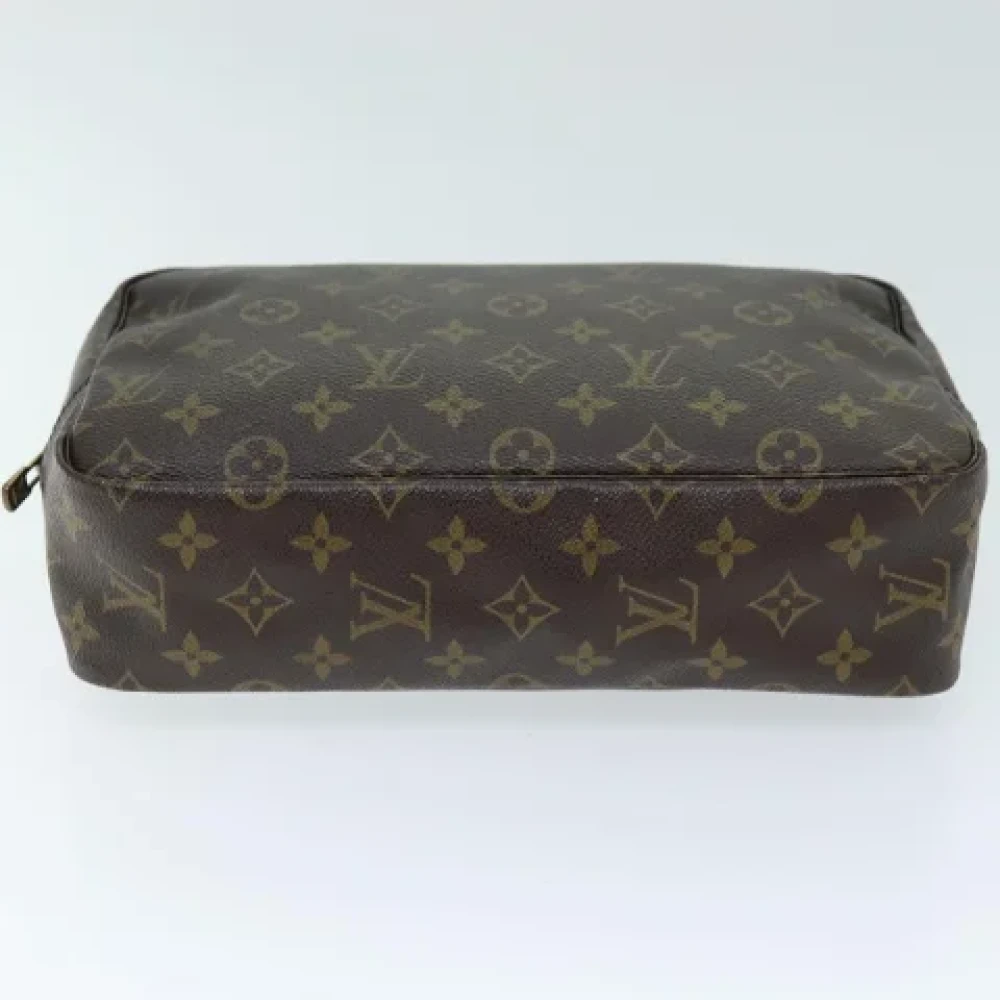 Louis Vuitton Vintage Pre-owned Canvas clutches Brown Dames