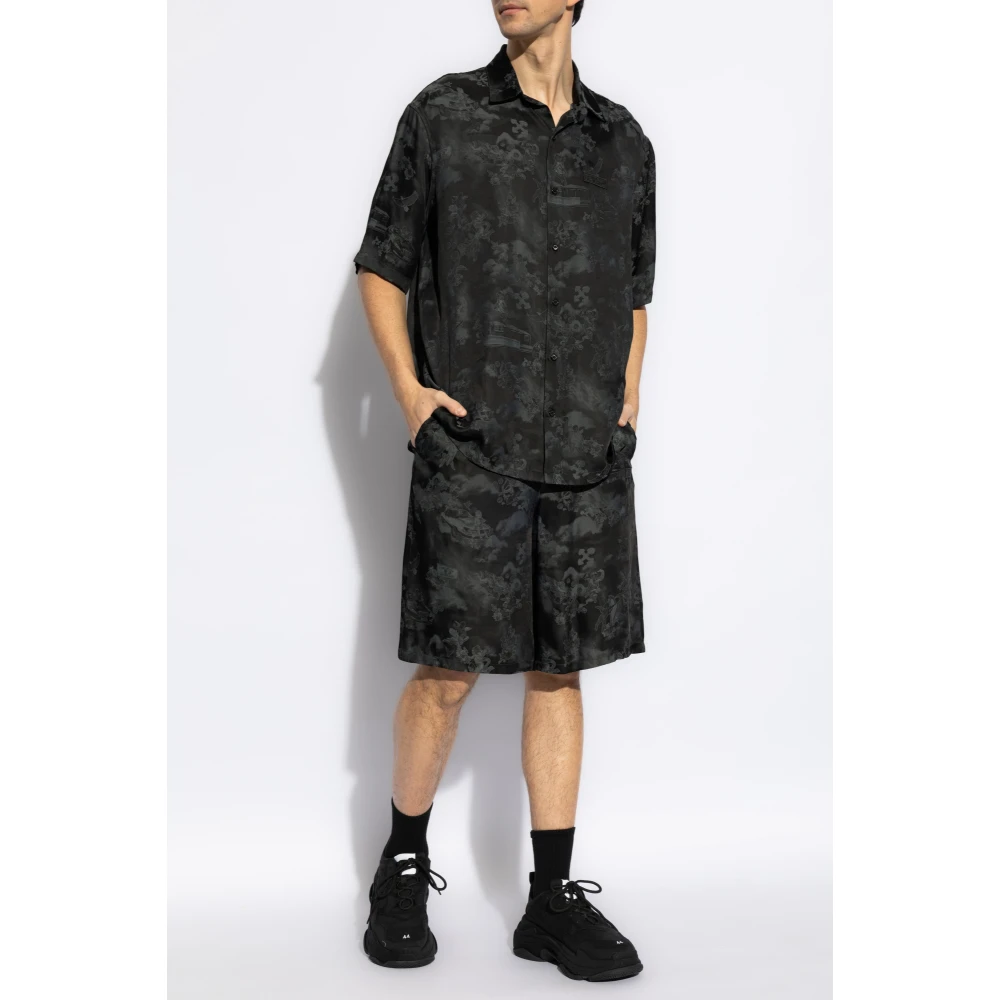 Off White Logo shots Black Heren