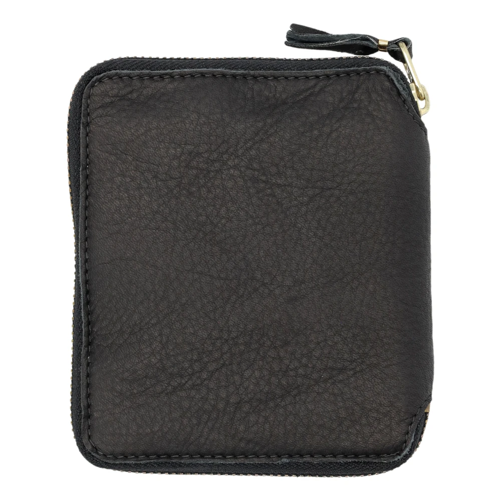 Comme des Garçons Zwarte ritssluiting portemonnee accessoires Aw24 Black Unisex