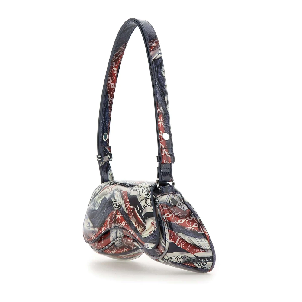 Diesel Crossbody Schoudertas Bandana Print Multicolor Dames
