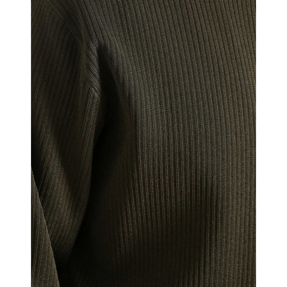 Dolce & Gabbana Round-neck Knitwear Green Heren