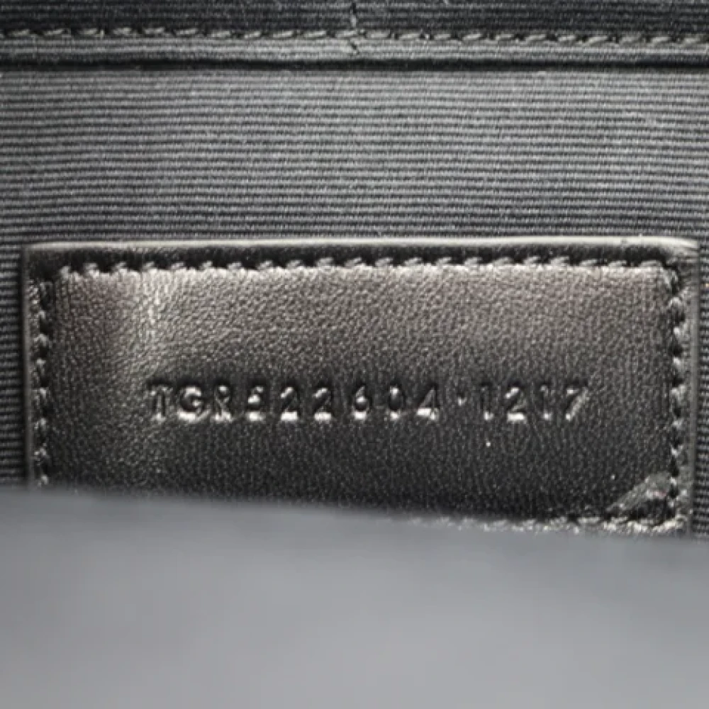 Yves Saint Laurent Vintage Pre-owned Fabric clutches Black Dames