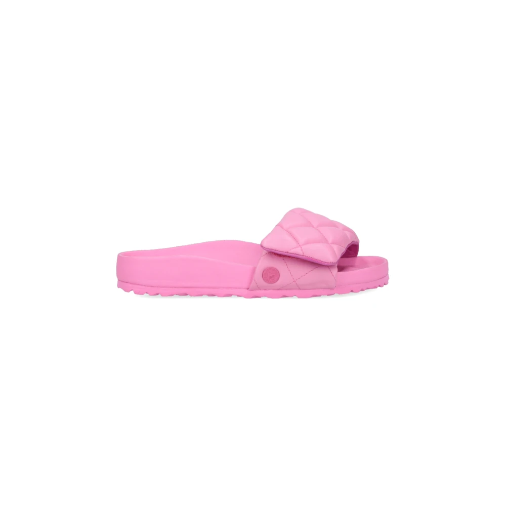 Birkenstock Rosa slide-sandaler Pink, Dam