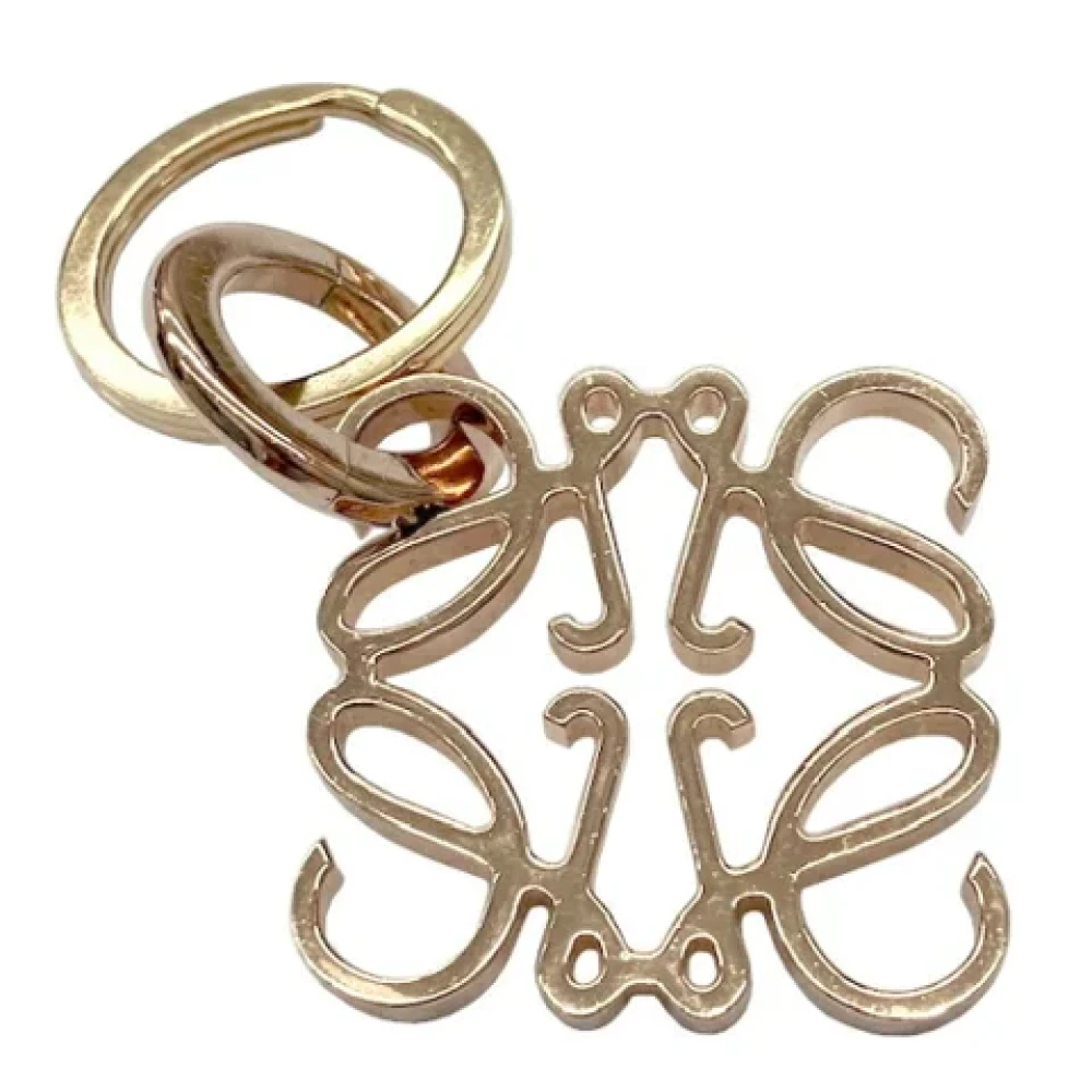 Loewe Pre-owned Rose Gold key-holders Yellow Dames
